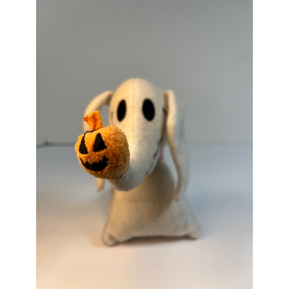 Disney Nightmare Before Christmas Zero Ghost Dog Plush Pumpkin Nose Beautiwise